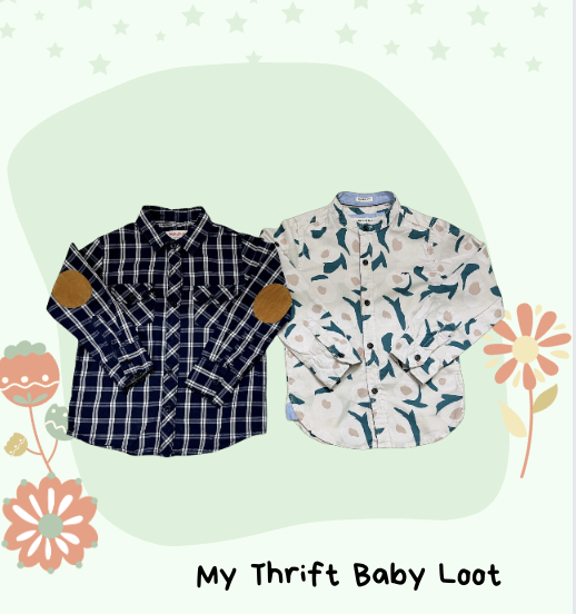 Preloved set of 2 shirts (3-4 years)